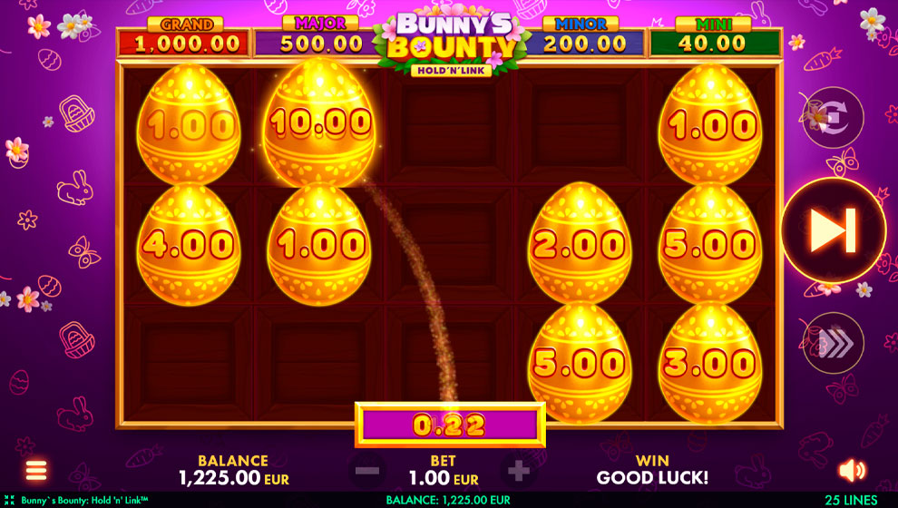 Bunny`s Bounty: Hold`N`Link – грати безкоштовно в демо | GamblingShot