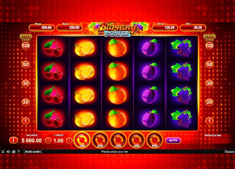 Burning POWER – play free demo | GamblingShot