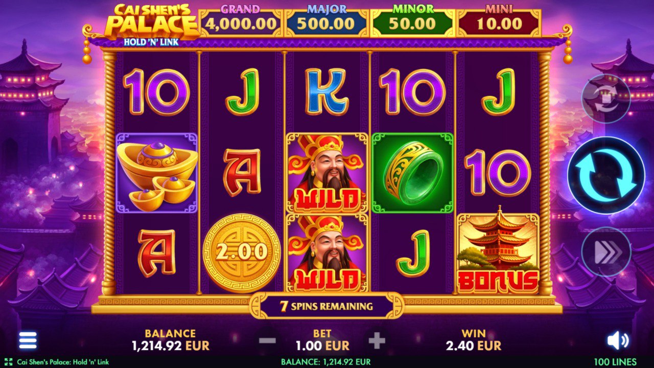 Cai Shen’s Palace: Hold ‘N’ Link – играть бесплатно в демо | GamblingShot