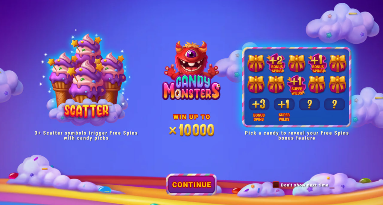 Candy Monsters – играть бесплатно в демо | GamblingShot