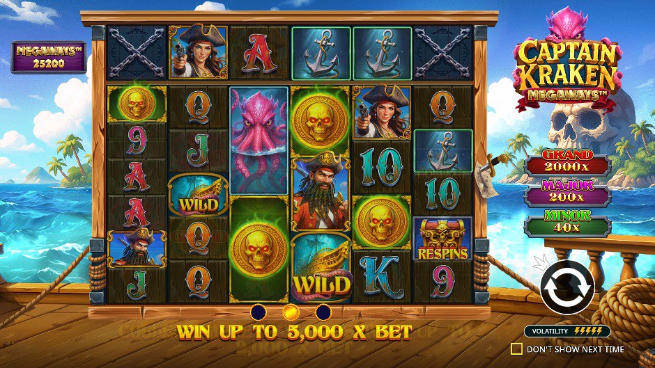Captain Kraken Megaways – грати безкоштовно в демо | GamblingShot