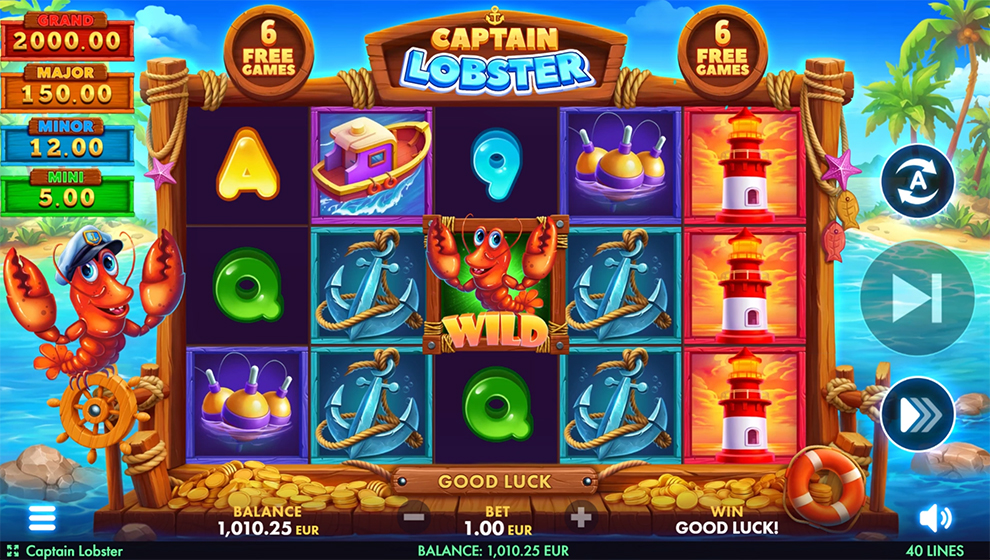 Captain Lobster – грати безкоштовно в демо | GamblingShot