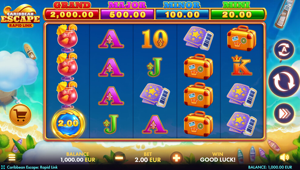 Caribbean Escape: Rapid Link – играть бесплатно в демо | GamblingShot
