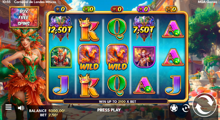 Carnaval de Lendas Míticas – play free demo | GamblingShot