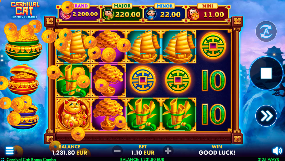Carnival Cat: Bonus Combo – грати безкоштовно в демо | GamblingShot