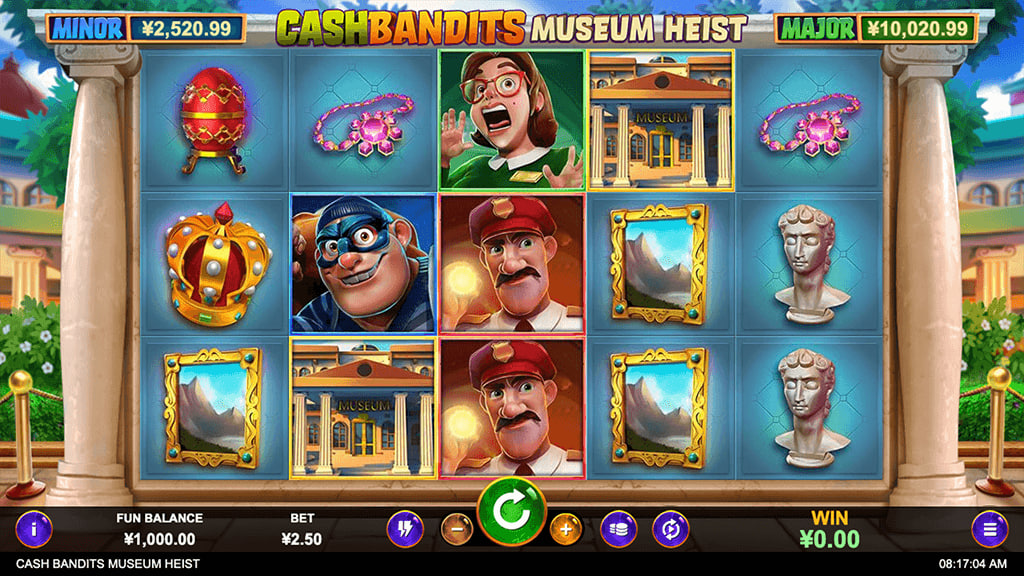 Cash Bandits: Museum Heist – play free demo | GamblingShot
