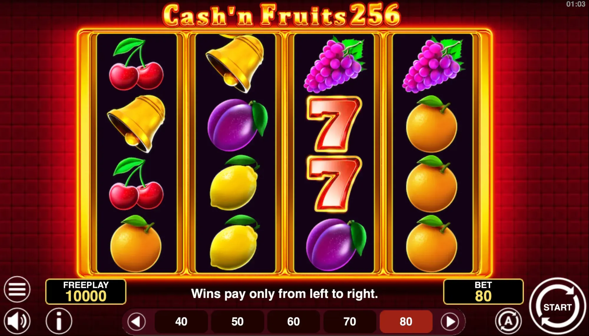 Cash'n Fruits 256 – грати безкоштовно в демо | GamblingShot