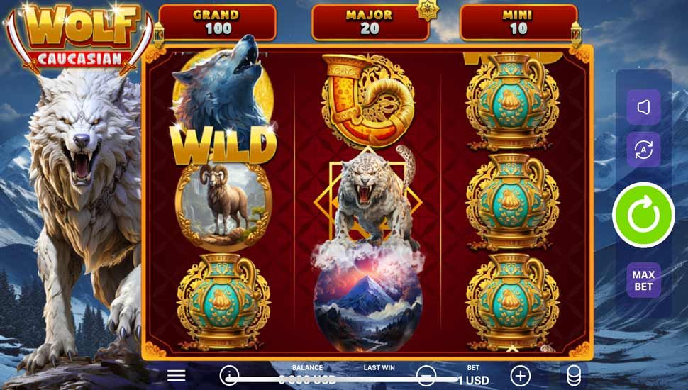 Caucasian Wolf – играть бесплатно в демо | GamblingShot