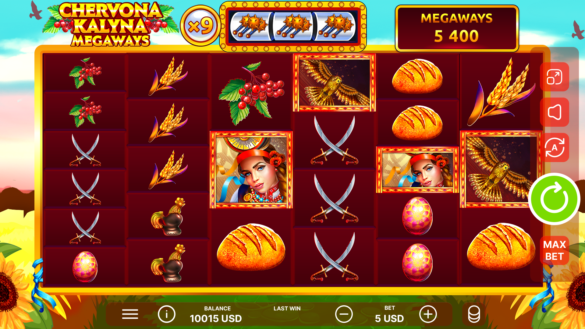 Chervona Kalyna Megaways – играть бесплатно в демо | GamblingShot