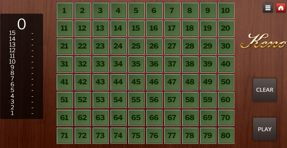 Classic Keno – играть бесплатно в демо | GamblingShot