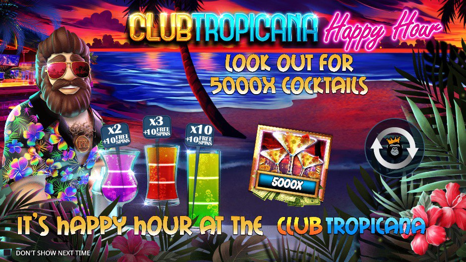 Club Tropicana – Happy Hour – играть бесплатно в демо | GamblingShot