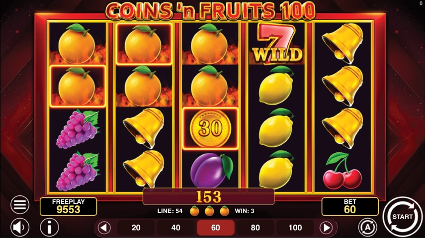 Coins'n Fruits 100 – играть бесплатно в демо | GamblingShot