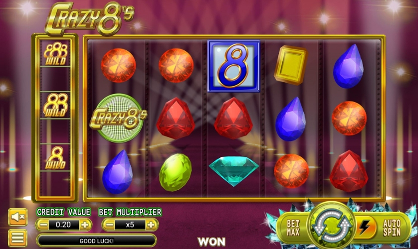 Crazy 8s – грати безкоштовно в демо | GamblingShot