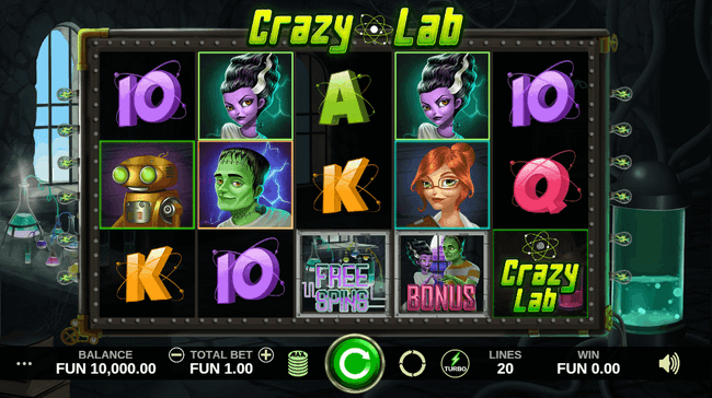 Crazy Lab – играть бесплатно в демо | GamblingShot