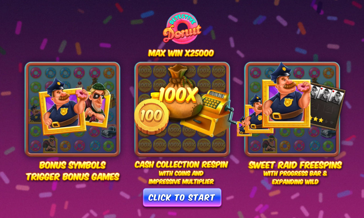 Detective Donut – играть бесплатно в демо | GamblingShot