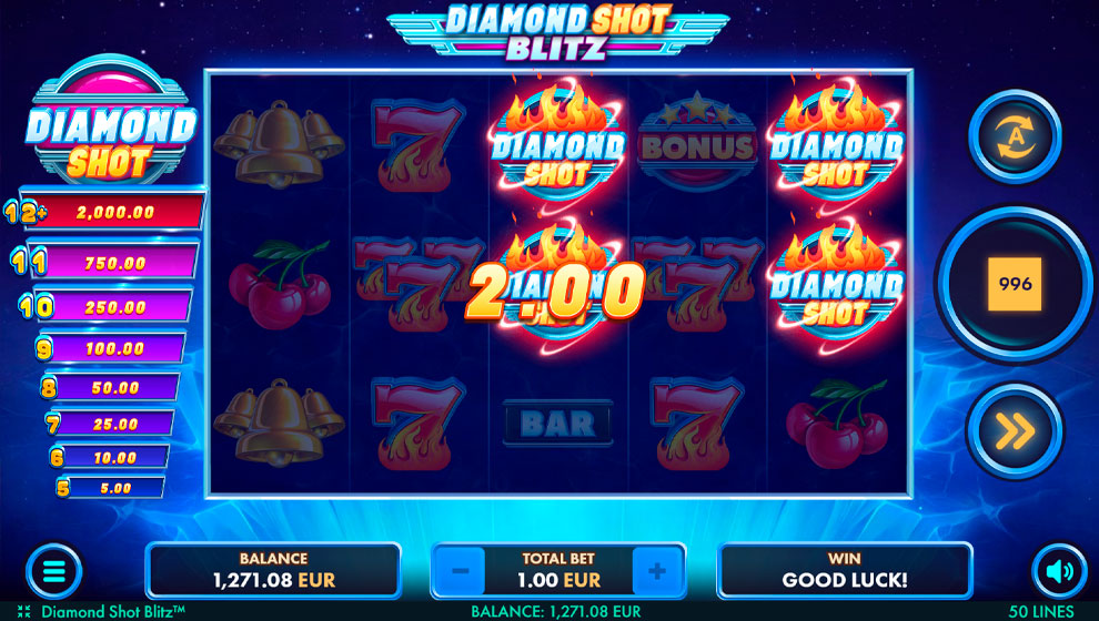 Diamond Shot Blitz – играть бесплатно в демо | GamblingShot