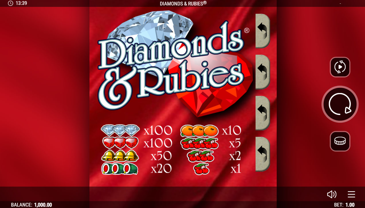 Diamonds & Rubies – play free demo | GamblingShot