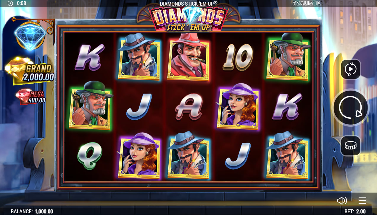 Diamonds Stick 'Em Up – грати безкоштовно в демо | GamblingShot