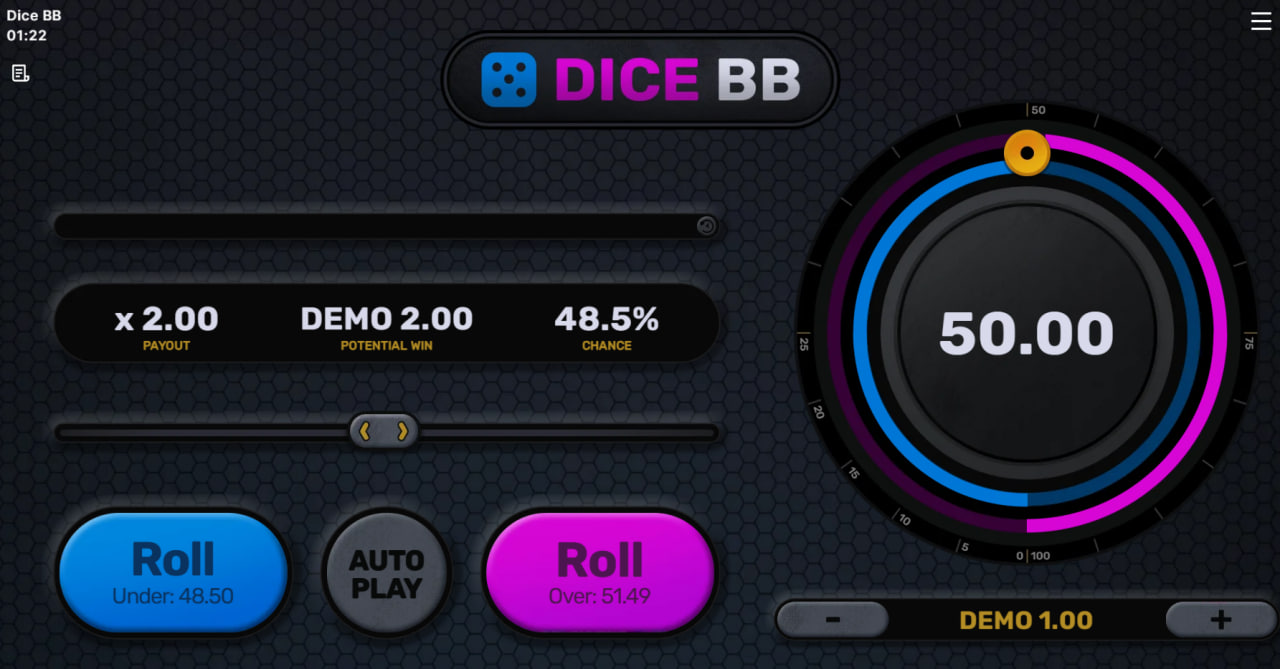 Dice BB – грати безкоштовно в демо | GamblingShot