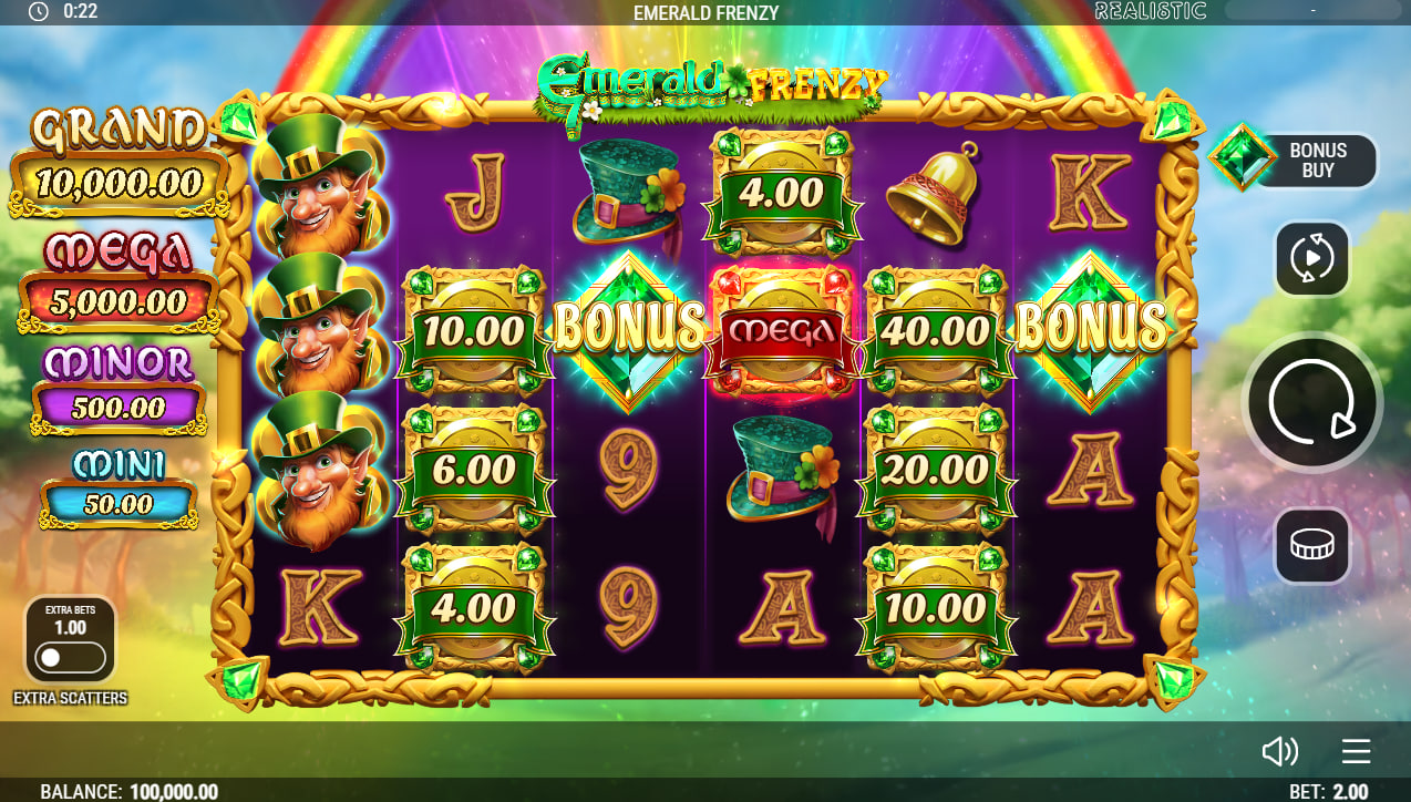 Emerald Frenzy – грати безкоштовно в демо | GamblingShot