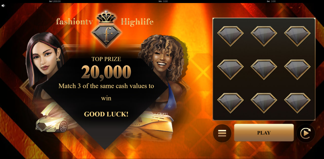 FashionTV Highlife Scratchcard – грати безкоштовно в демо | GamblingShot