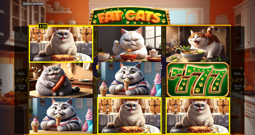 Fat Cats – играть бесплатно в демо | GamblingShot
