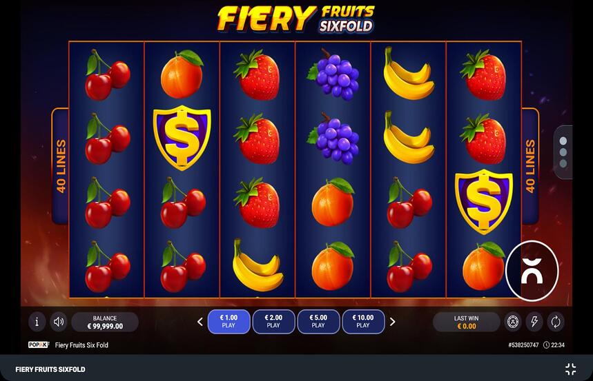 Fiery Fruits Sixfold – грати безкоштовно в демо | GamblingShot