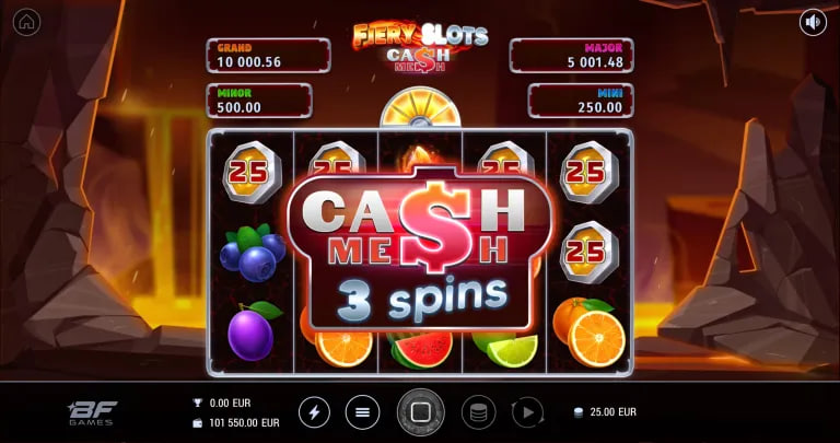 Fiery Slots Cash Mesh – грати безкоштовно в демо | GamblingShot