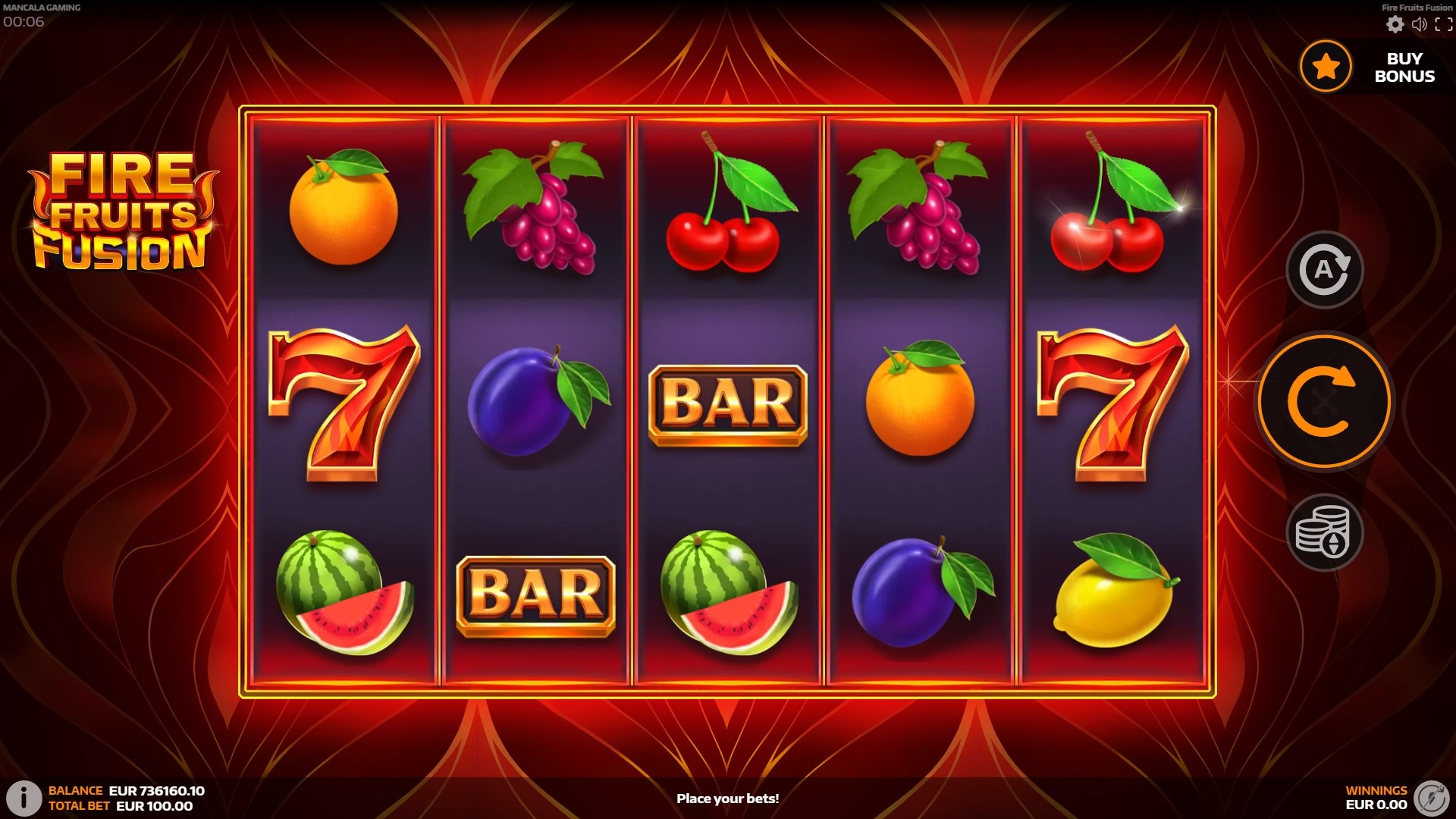 Fire Fruits Fusion – грати безкоштовно в демо | GamblingShot