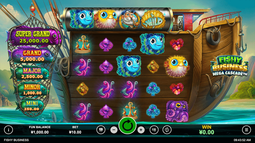Fishy Business Mega Cascade™ – грати безкоштовно в демо | GamblingShot
