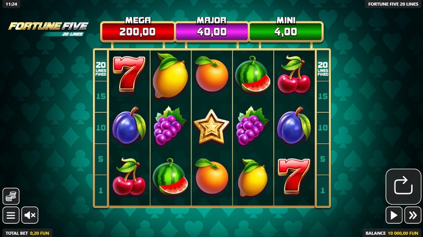 Fortune Five 20 Lines – грати безкоштовно в демо | GamblingShot