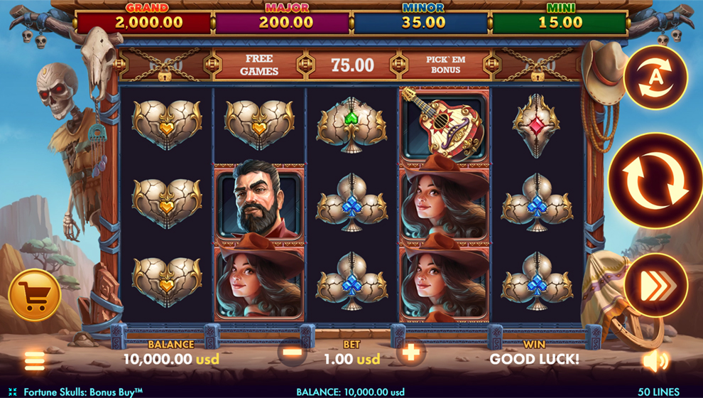 FORTUNE SKULLS BONUS BUY – играть бесплатно в демо | GamblingShot