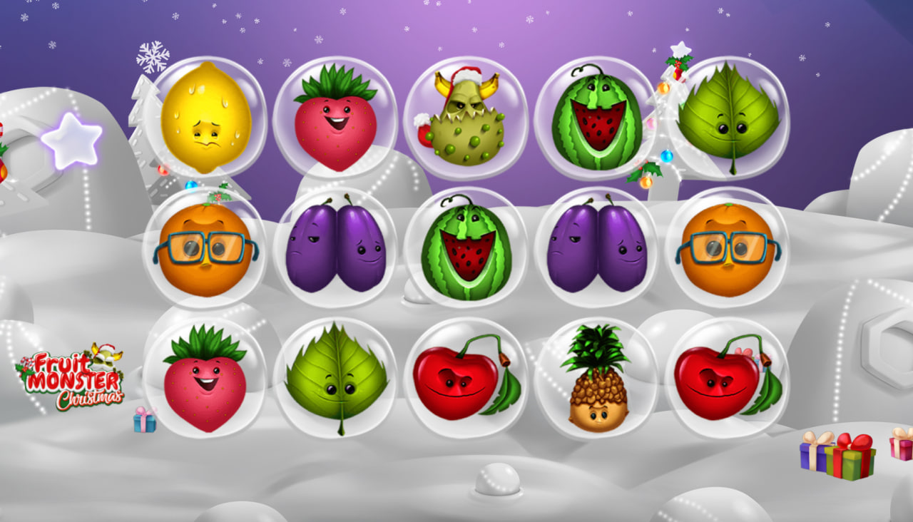 Fruit Monster Christmas – play free demo | GamblingShot