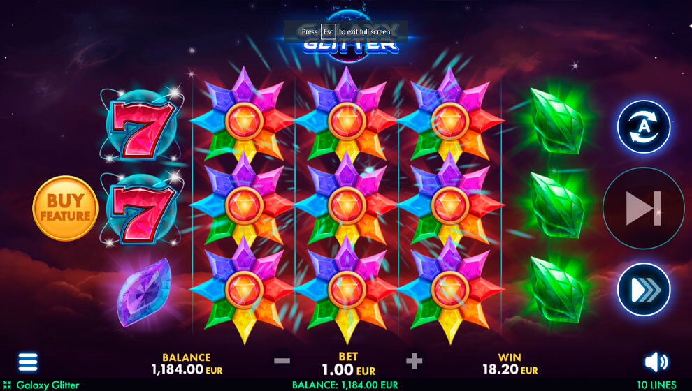 Galaxy Glitter – play free demo | GamblingShot