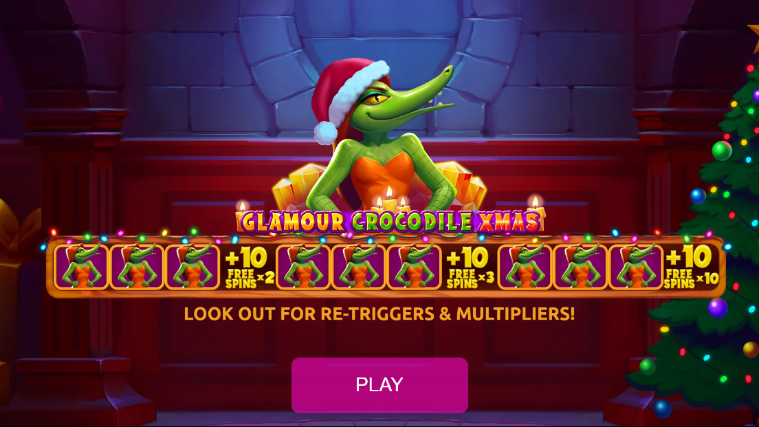 Glamour Crocodile Xmas – play free demo | GamblingShot