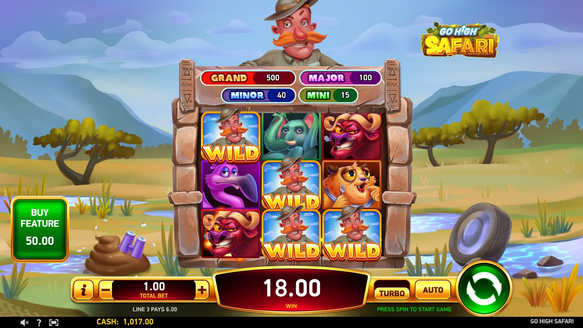 Go High® Safari – play free demo | GamblingShot