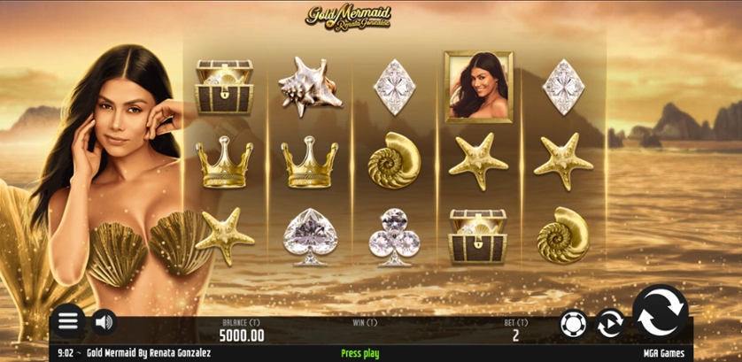 Gold Mermaid by Renata Gonzalez – грати безкоштовно в демо | GamblingShot