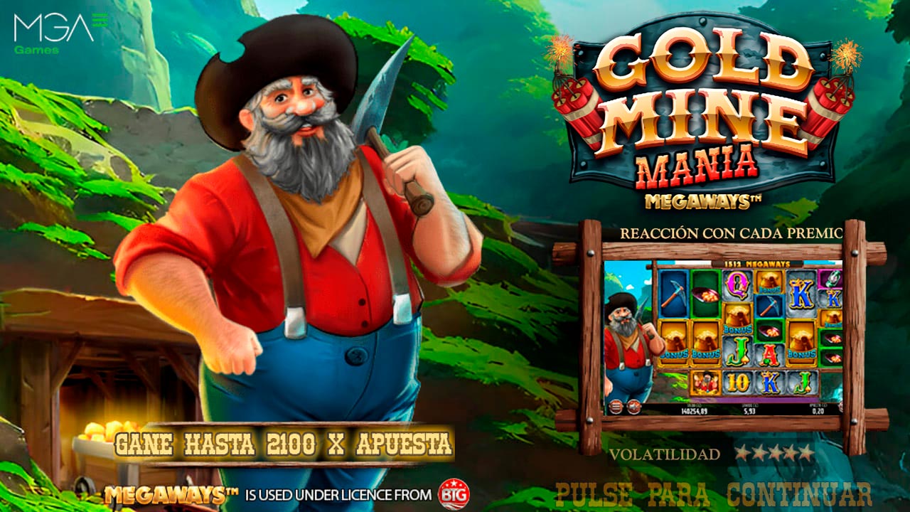 Gold Mine Mania Megaways – грати безкоштовно в демо | GamblingShot