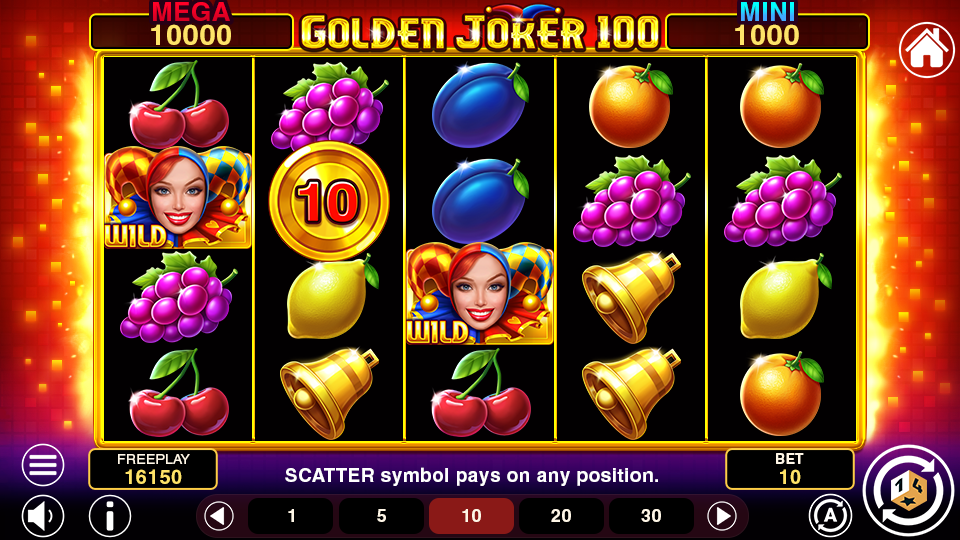 Golden Joker 100 Hold And Win – play free demo | GamblingShot