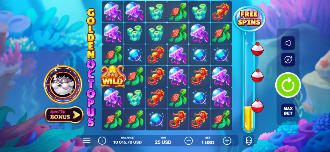 Golden Octopus – играть бесплатно в демо | GamblingShot