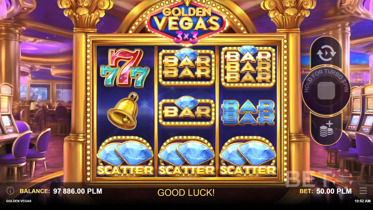 Golden Vegas 3x3 – грати безкоштовно в демо | GamblingShot