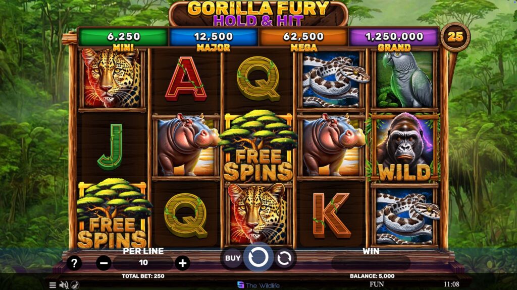 Gorilla Fury – Hold & Hit – play free demo | GamblingShot