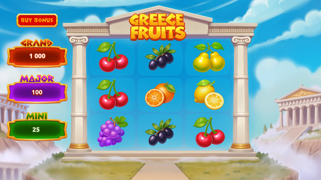 Greece Fruits – грати безкоштовно в демо | GamblingShot