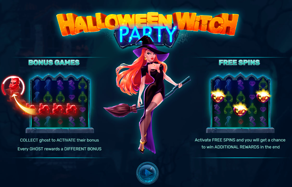 Halloween Witch Party – play free demo | GamblingShot