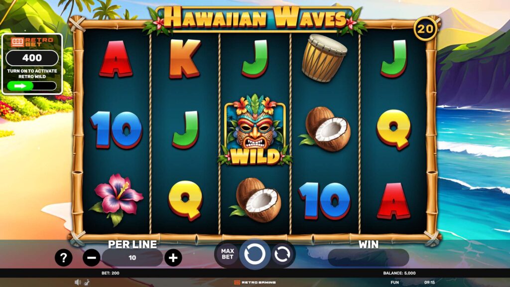 Hawaiian Waves – грати безкоштовно в демо | GamblingShot