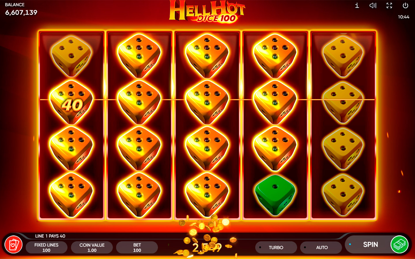 Hell Hot Dice 100 – play free demo | GamblingShot
