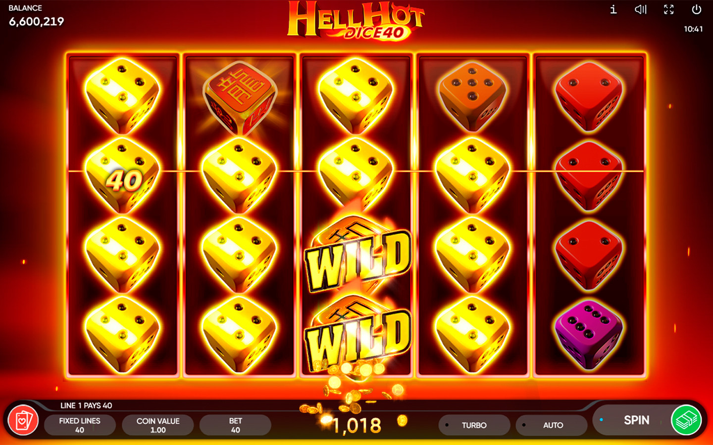 Hell Hot Dice 40 – играть бесплатно в демо | GamblingShot