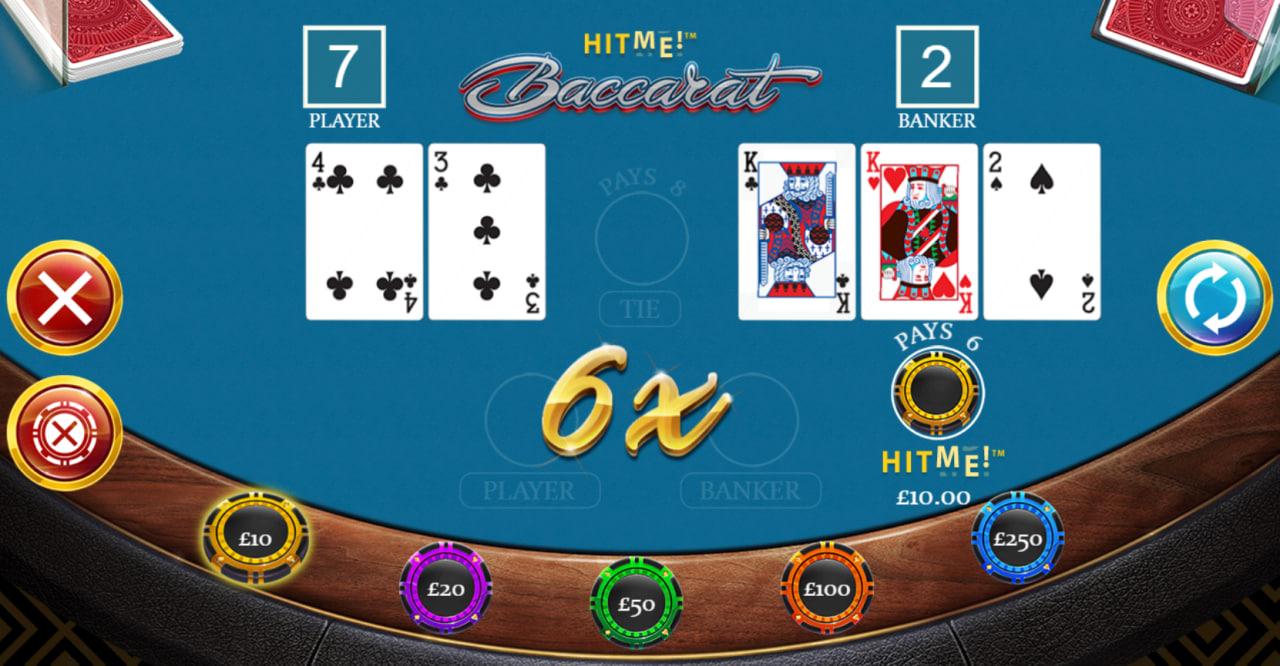 HitMe! Baccarat – play free demo | GamblingShot