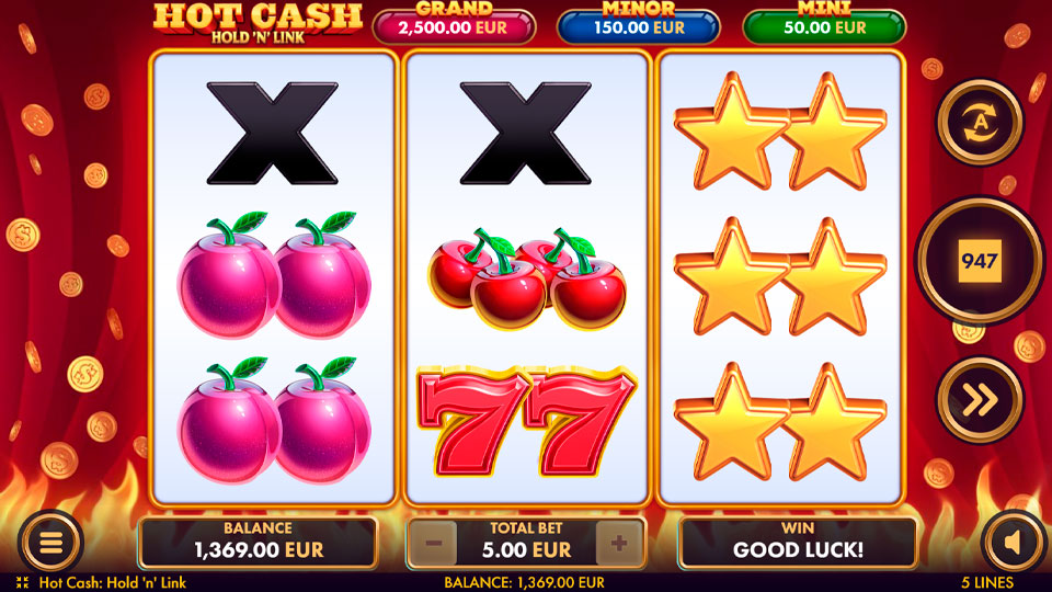Hot Cash: Hold ‘n’ Link – play free demo | GamblingShot