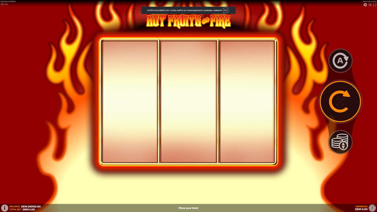 Hot Fruits on Fire – грати безкоштовно в демо | GamblingShot